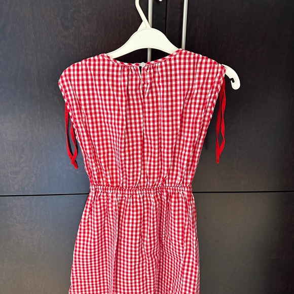 Miss B - Girls red/white gingham dress. Size 12 - Picture 2 of 4